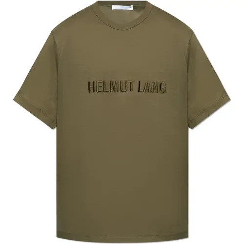 T-Shirt mit Logo , Herren, Größe: M - Helmut Lang - Modalova