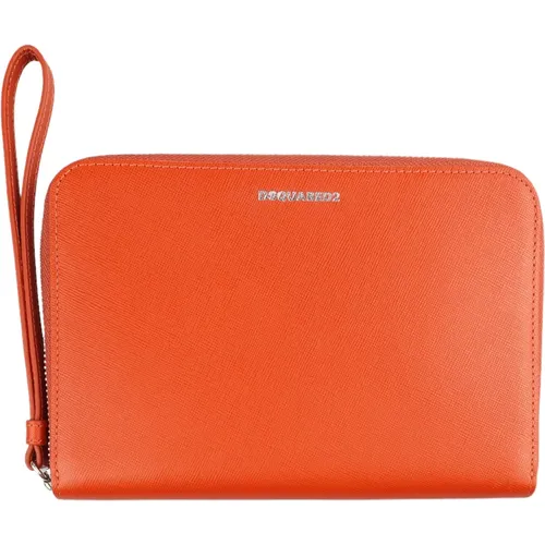 Leather Handbag , female, Sizes: ONE SIZE - Dsquared2 - Modalova