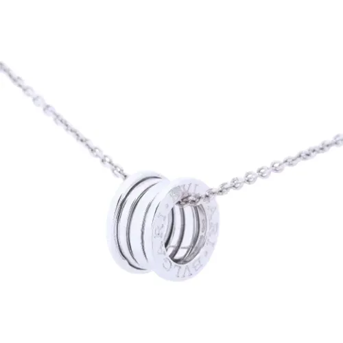 Pre-owned White Gold necklaces , female, Sizes: ONE SIZE - Bvlgari Vintage - Modalova