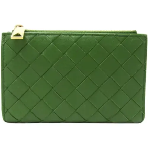 Pre-owned Leather wallets , female, Sizes: ONE SIZE - Bottega Veneta Vintage - Modalova