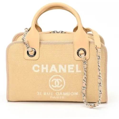 Pre-owned Canvas chanel-bags , female, Sizes: ONE SIZE - Chanel Vintage - Modalova