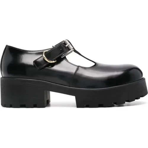 Schwarze flache Schuhe mit Schnalldetail - Givenchy - Modalova