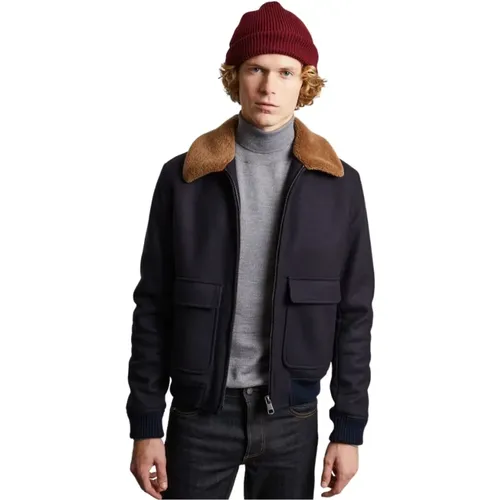 Virgin wool aviator jacket , male, Sizes: XL, XS - L'Exception Paris - Modalova