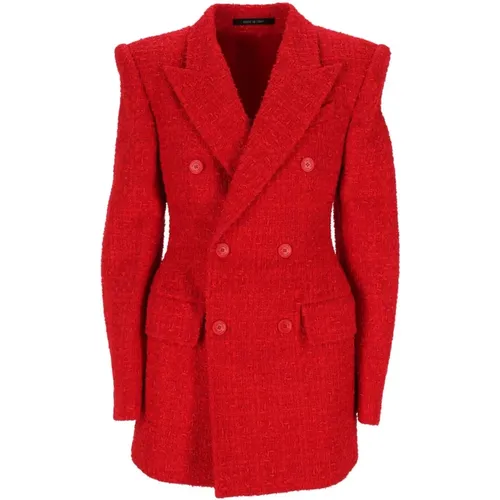 Jacket with Peak Lapels , female, Sizes: M - Balenciaga - Modalova