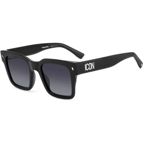Dark Grey Shaded Sunglasses , male, Sizes: 51 MM - Dsquared2 - Modalova