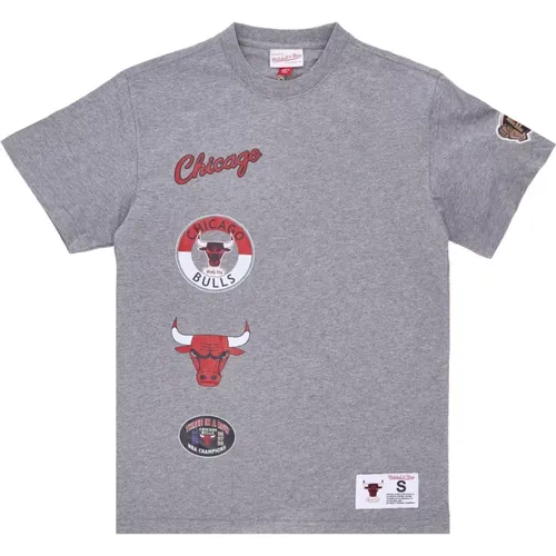 Chicago Bulls Tee 1998 Finals Celebration , Herren, Größe: L - Mitchell & Ness - Modalova