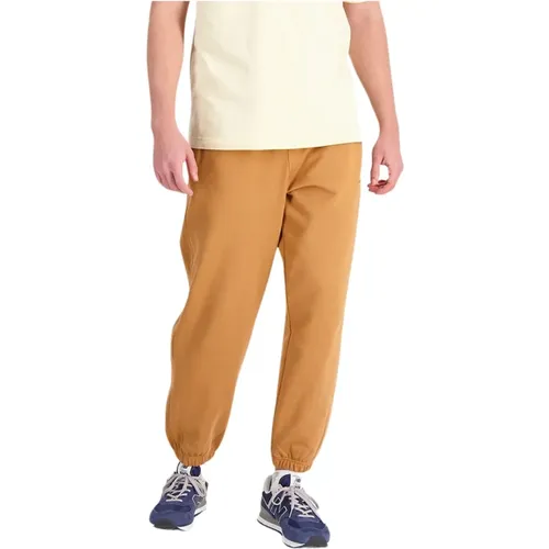 Einteiliger Anzug in Uni-Farbe mit Rippbündchen , Herren, Größe: M - New Balance - Modalova