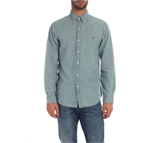 Casual Chambray Shirt , male, Sizes: XL, 2XL - Polo Ralph Lauren - Modalova