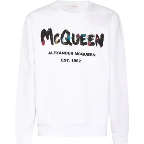 Weiße Pullover für Männer , Herren, Größe: XL - alexander mcqueen - Modalova