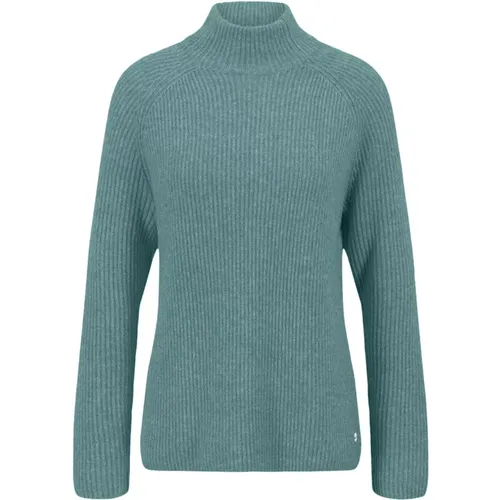 Turtleneck Melange Pullover - FYNCH-HATTON - Modalova