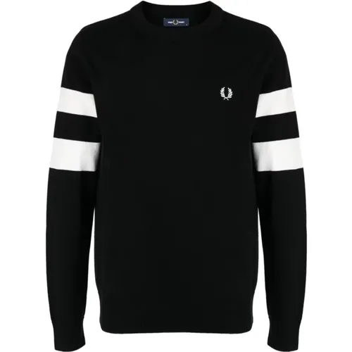 Sweaters with Crew Neck , male, Sizes: XL, 2XL, S, M, L - Fred Perry - Modalova