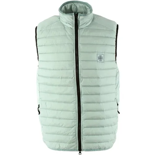 Grüne Herren Bodywarmer , Herren, Größe: S - Stone Island - Modalova