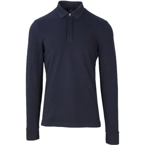 Plain Polo Shirt , male, Sizes: S - Armani Exchange - Modalova