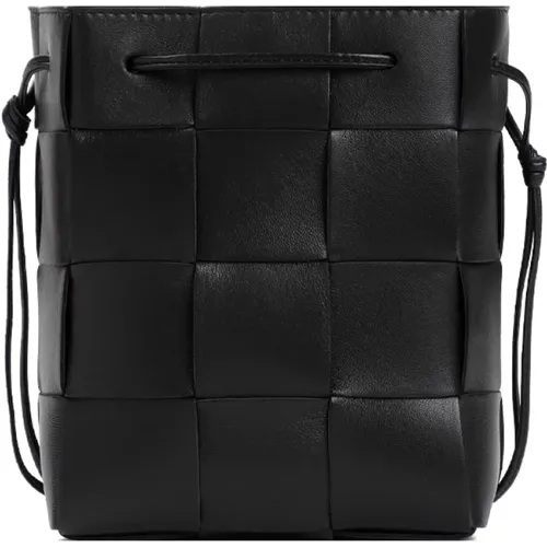Handbags Small Cassette Bucket Bag , female, Sizes: ONE SIZE - Bottega Veneta - Modalova