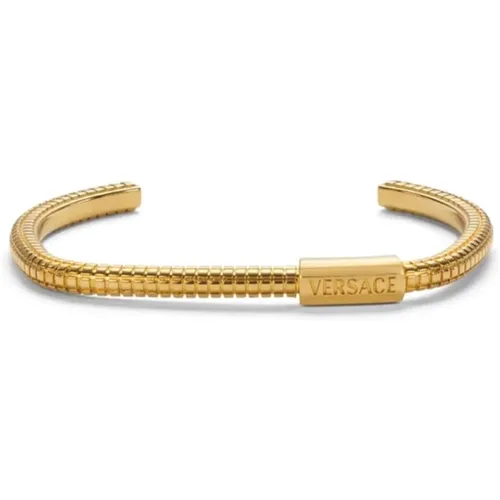 Gold Metall Armband Versace - Versace - Modalova