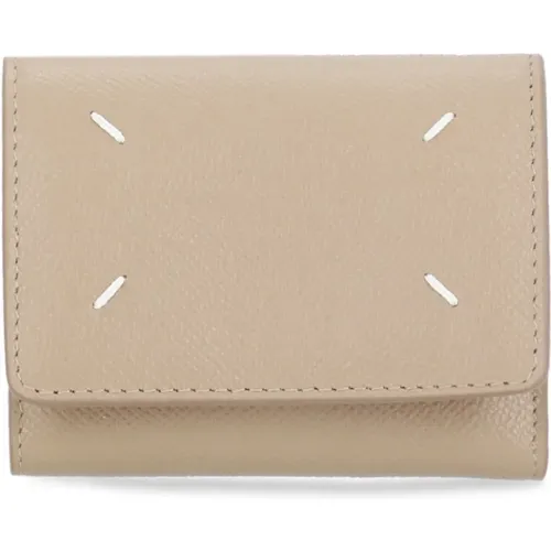 Saffiano Leather Wallet for Men , unisex, Sizes: ONE SIZE - Maison Margiela - Modalova