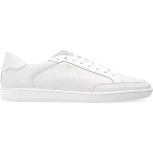 Sneakers mit Logo , Herren, Größe: 41 1/2 EU - Saint Laurent - Modalova