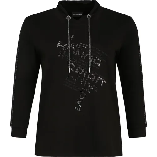 Glitzer-Sweatshirt mit Metall-Details - Doris Streich - Modalova