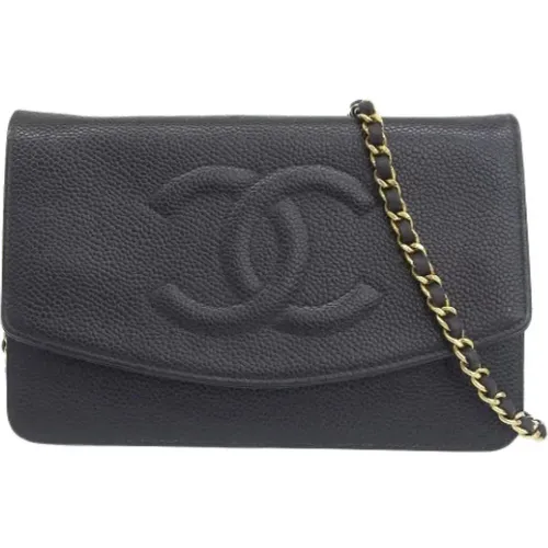 Pre-owned Leather chanel-bags , female, Sizes: ONE SIZE - Chanel Vintage - Modalova