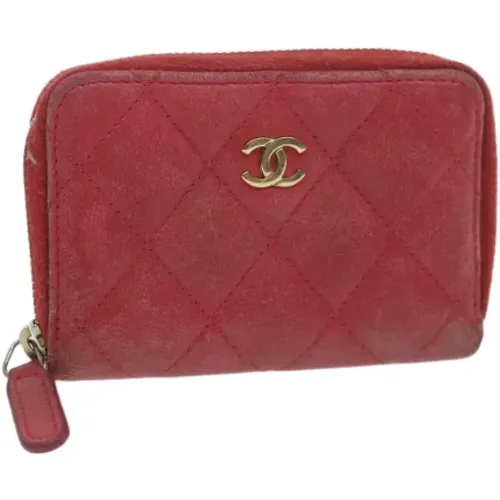 Pre-owned Leather wallets , female, Sizes: ONE SIZE - Chanel Vintage - Modalova