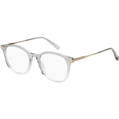 Stilvolle Graue Shaded Crystal Brille , Damen, Größe: 50 MM - Tommy Hilfiger - Modalova