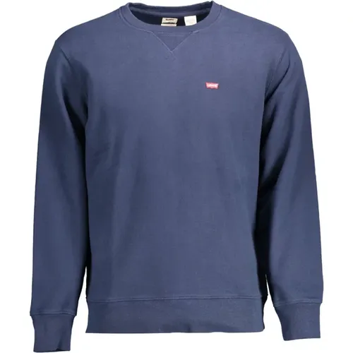 Levi's, Blauer Sweatshirt Ohne Reissverschluss Mann , Herren, Größe: XL - Levis - Modalova