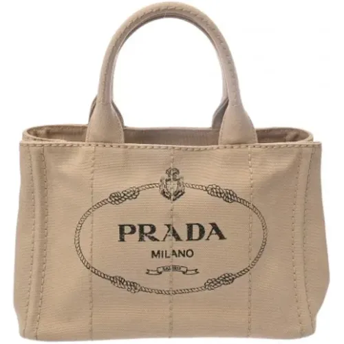 Pre-owned Canvas prada-bags , female, Sizes: ONE SIZE - Prada Vintage - Modalova