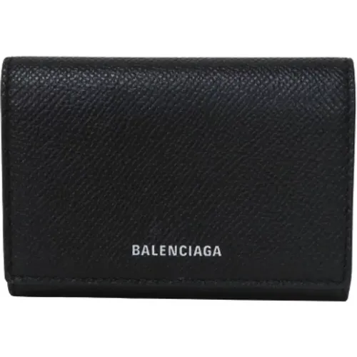 Pre-owned Leather wallets , female, Sizes: ONE SIZE - Balenciaga Vintage - Modalova