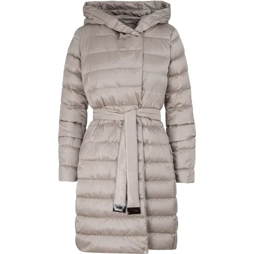 Iridescent Long Puffer Jacket Nude - Max Mara - Modalova