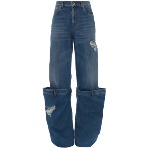 Light Bucket Jeans , male, Sizes: W31, W30, W25, W27, W34, W26, W29, W28, W32 - JW Anderson - Modalova