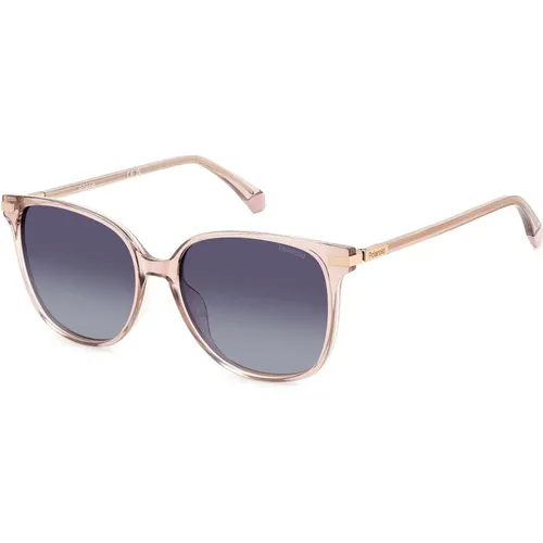 Lilac/Grey Shaded Sunglasses , female, Sizes: 56 MM - Polaroid - Modalova