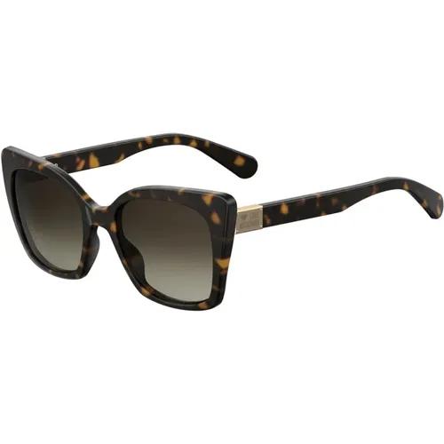 Stylish Sunglasses with Gradient Lens , female, Sizes: 53 MM - Love Moschino - Modalova