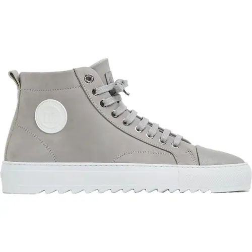 Astro Hi Grey Sneakers , male, Sizes: 7 UK, 8 UK, 6 UK - Mason Garments - Modalova