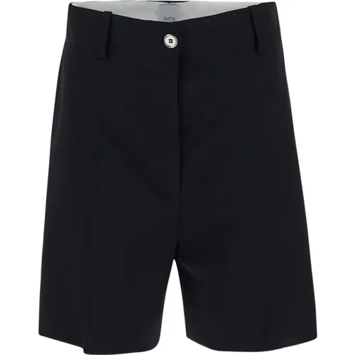 Woll Bermuda Shorts , Damen, Größe: 3XS - Patou - Modalova