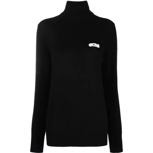 Basic turtleneck sweater , female, Sizes: XS, S - Gcds - Modalova