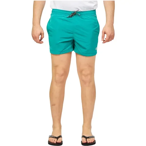 Quick-Dry Beach Shorts with Elastic Waistband , male, Sizes: S - K-way - Modalova