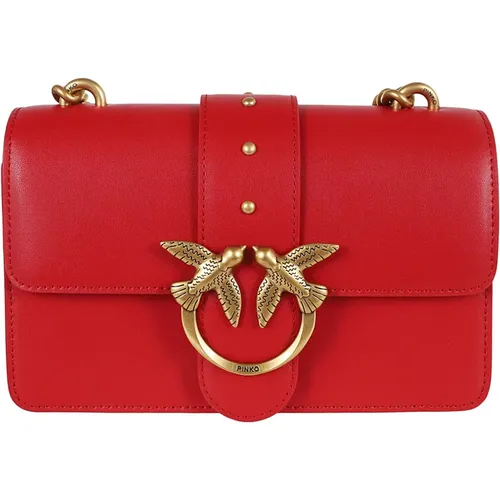 Rote Crossbody Love Tasche PINKO - pinko - Modalova