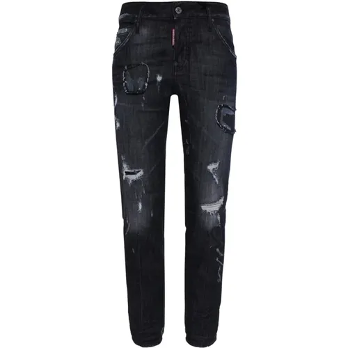 Stylish Straight Jeans for Women , female, Sizes: M - Dsquared2 - Modalova