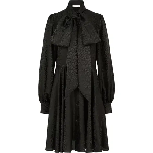 Schwarzes Schleifenhemdkleid , Damen, Größe: XL - Nina Ricci - Modalova