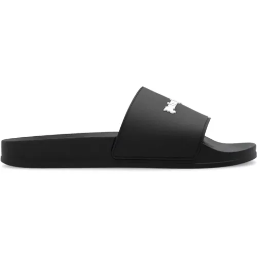 Slides mit Logo , Herren, Größe: 40 EU - Palm Angels - Modalova