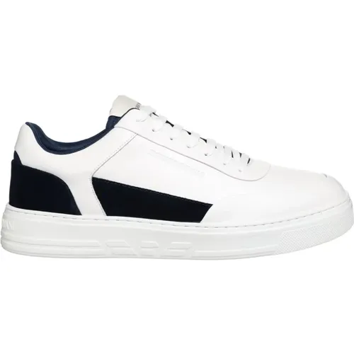 Multicolour Leather Sneakers for Men , male, Sizes: 7 UK - Emporio Armani - Modalova