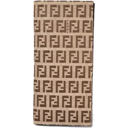 Pre-owned Canvas wallets , male, Sizes: ONE SIZE - Fendi Vintage - Modalova