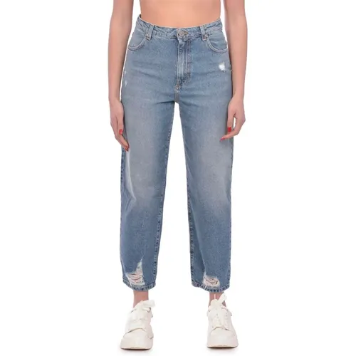 Stylish Cropped Jeans for Women , female, Sizes: W29, W28 - Gaëlle Paris - Modalova