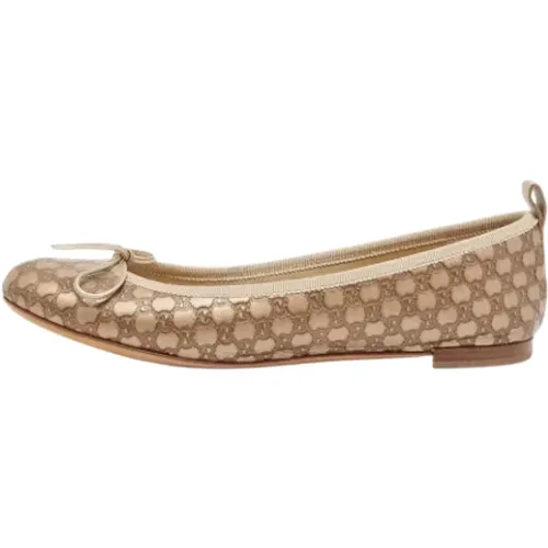 Pre-owned Leather flats , female, Sizes: 4 UK - Gucci Vintage - Modalova