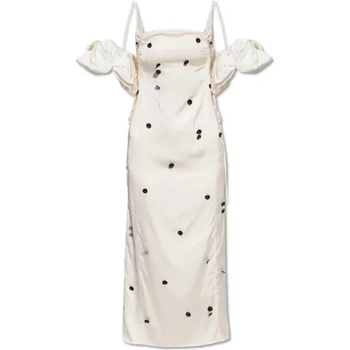‘Chouchou’ dress with detachable sleeves , female, Sizes: S, XS - Jacquemus - Modalova
