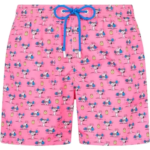 Lighting Swim Shorts Pink , male, Sizes: L, 2XL, XL - MC2 Saint Barth - Modalova