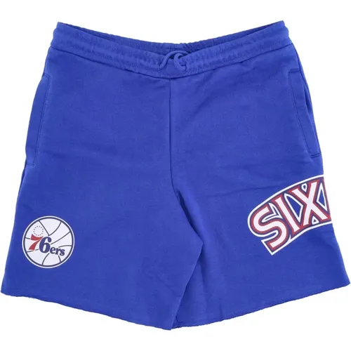 NBA Game Day Shorts French Terry , male, Sizes: XS, L, S, XL - Mitchell & Ness - Modalova