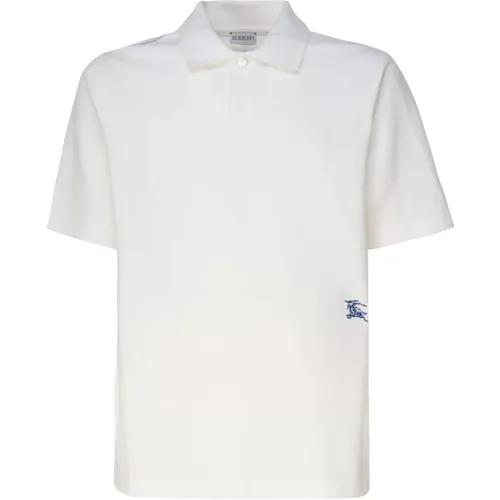 Cotton Blend T-shirts and Polos , male, Sizes: S, M, L - Burberry - Modalova