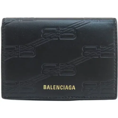 Pre-owned Leather wallets , female, Sizes: ONE SIZE - Balenciaga Vintage - Modalova