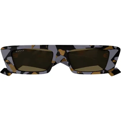 Grey Sunglasses for Women , female, Sizes: 54 MM - Gucci - Modalova